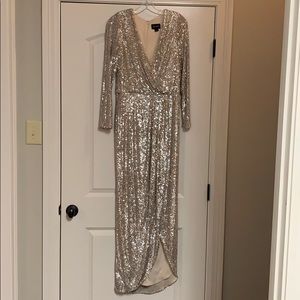 Long sequin gown